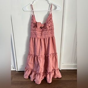 Pink maxi dress from SHEIN